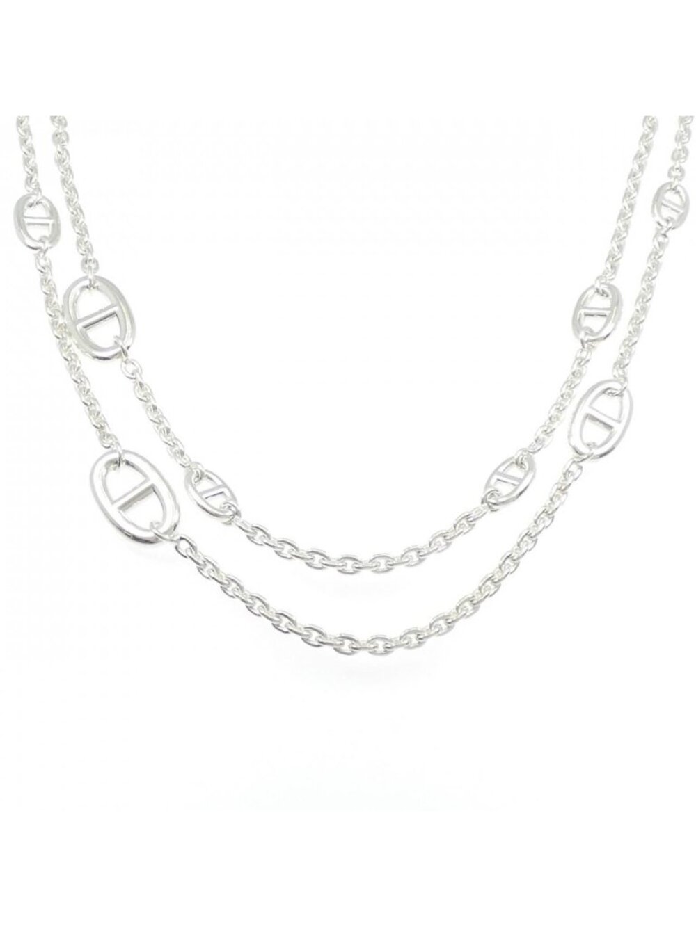 Hermes Farandole Necklace Silver